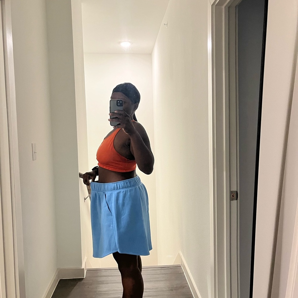 Light Blue Sweater Skirt